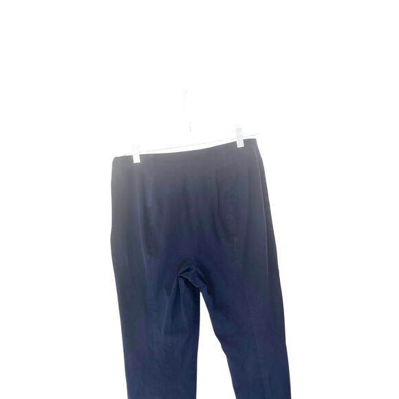 Talbots Navy Blue Career Office Business Chatham Crop Dress Pants Size 8 - Picture 8 of 12